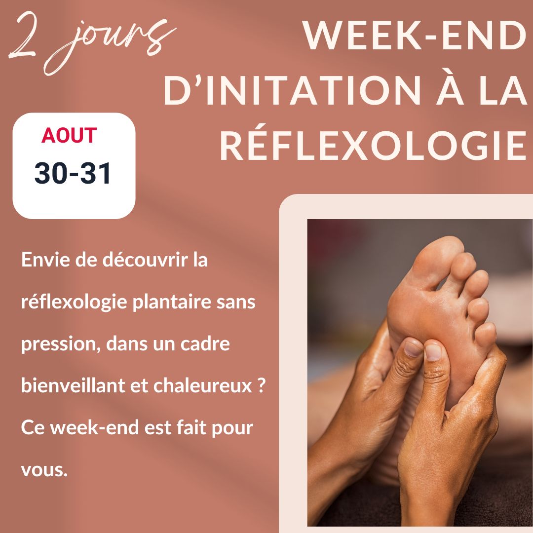 Week-end initiation réflexologie plantaire